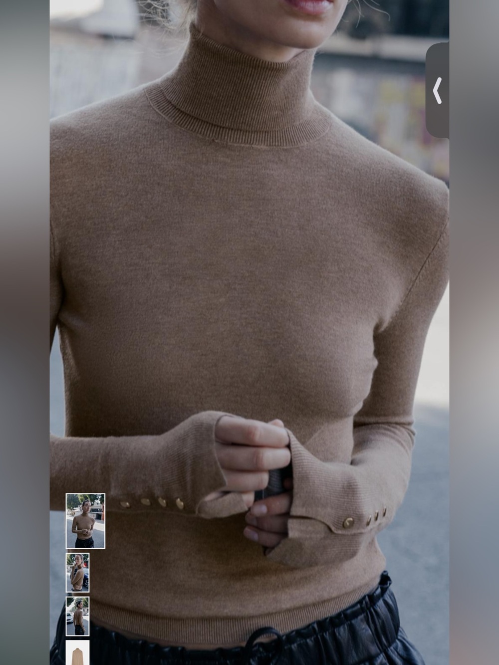 Zara basic high neck jumper